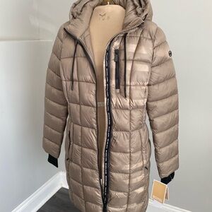 Michael Kors Women's Tan Puffer Coat